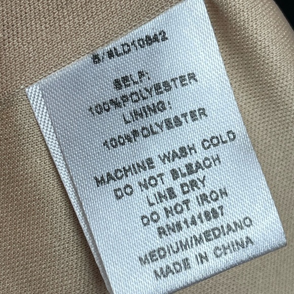 C Luce light gold lace sequin dress size medium - Picture 6 of 6